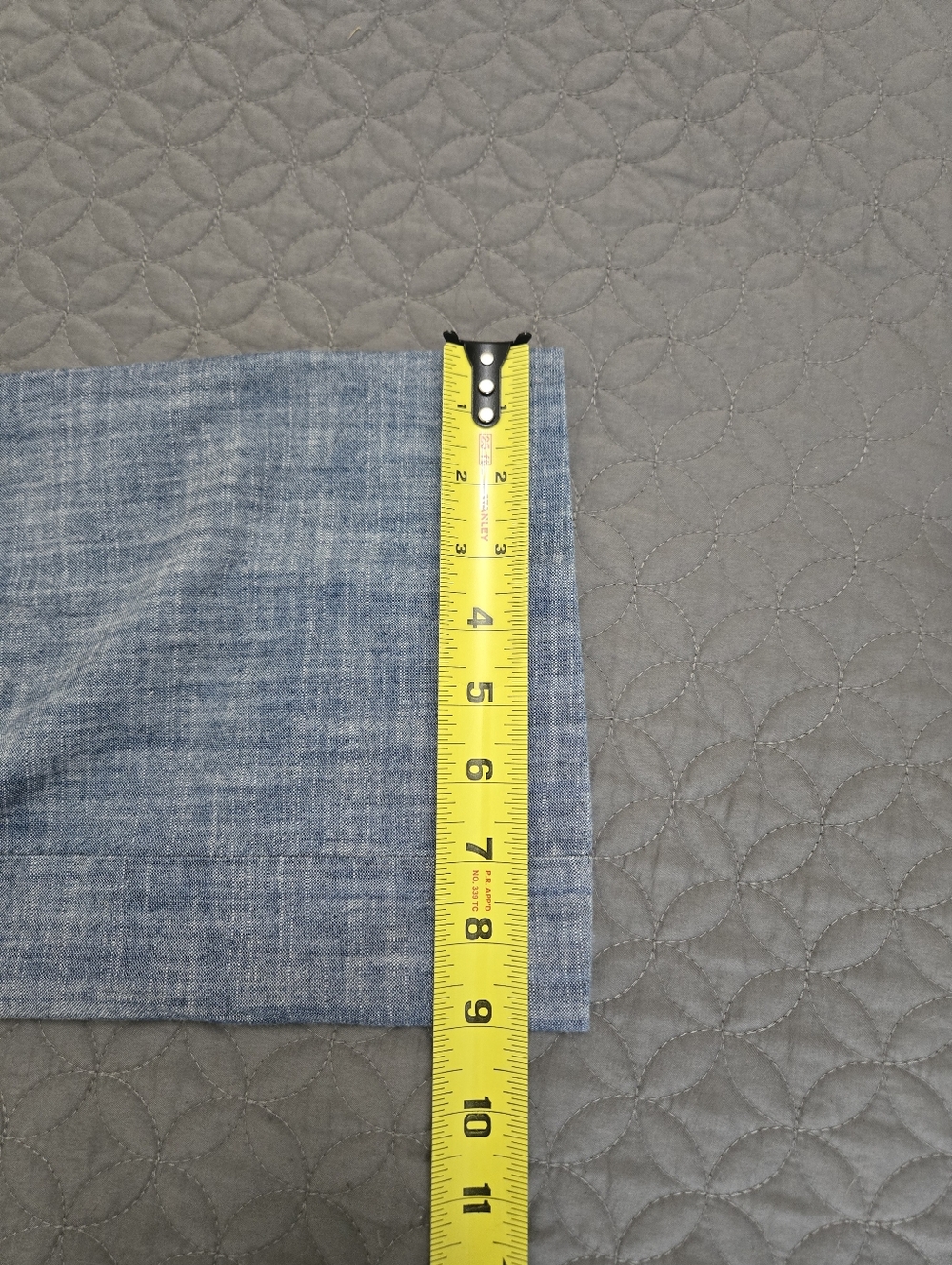 Light Blue Cotton Drawstring Pants - Picture 7 of 9